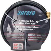 Contractor Duty Rubber Hose, Rubber, 5/8" dia. x 50' Les Distributions ICE