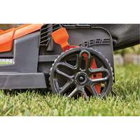 Lawn Mower with Comfort Grip Handle, Push Walk-Behind, Electric, 15" Cutting Width Les Distributions ICE