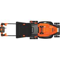 Lawn Mower with Comfort Grip Handle, Push Walk-Behind, Electric, 17" Cutting Width Les Distributions ICE