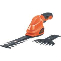 Cisailles de jardin/cisailles &agrave; haie 2-en-1, &agrave; pile, 3,6 V, Largeur de la coupe 4"/6" Les Distributions ICE