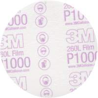 Disque de finition en pellicule Hookit, dia 5", Grain P1000, Oxyde d'aluminium Les Distributions ICE