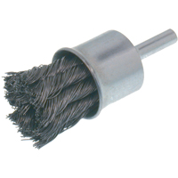 Economy Knot Wire End Brush, 3/4" Dia., 0.02 Wire Dia., 1/4" Shank Les Distributions ICE