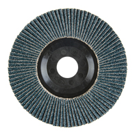 Disque &agrave; lamelles, 4-1/2" x 7/8", Type 27, Grain 40, Zirconium Les Distributions ICE