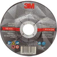 Meule &agrave; tronçonner Silver, 4-1/2" x 0,045", Arbre de 7/8", Type 27, C&eacute;ramique, 13 300 Tr/min Les Distributions ICE