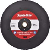 Disque extra coupe  Clean and Strip  XT Pro Scotch-Brite, 7" dia., Grain Extra grossier, Oxyde d'aluminium Les Distributions ICE