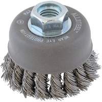 Brosse m&eacute;tallique ALLSTEEL, 3" dia. x 5/8"-11 arbre Les Distributions ICE