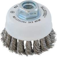 Brosse m&eacute;tallique ALLSTEEL, 3" dia. x 5/8"-11 arbre Les Distributions ICE