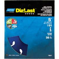 Dialast RightCut Cut-Off Wheel, 5" x 0.05", 7/8" Arbor, Type 01/41, Diamond, 12225 RPM Les Distributions ICE
