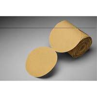 Disque abrasif dor&eacute; en rouleau de papier Stikit, 6" dia., Grain P150, Oxyde d'aluminium Les Distributions ICE