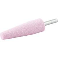 Vitrified Bond Mounted Point, A1, Aluminum Oxide, 3/4" Dia., 2-1/2" L, 80 Grit Les Distributions ICE