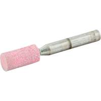 Vitrified Bond Mounted Point, W177, Aluminum Oxide, 3/8" Dia., 3/4" L, 80 Grit Les Distributions ICE