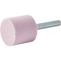 Vitrified Bond Mounted Point, W220, Aluminum Oxide, 1" Dia., 1" L, 80 Grit Les Distributions ICE