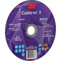 Meule &agrave; tronçonner Cubitron 3, 6" x 0,045", Type T27, C&eacute;ramique, 10 200 Tr/min Les Distributions ICE