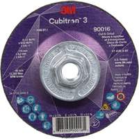 Meule &agrave; couper & tronçonner Cubitron 3, 4-1/2" x 5/32", Arbre de 5/8"-11, Type T27, Grain de 36+, C&eacute;ramique Les Distributions ICE