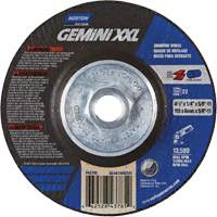 Gemini XXL Grinding Wheel, 4-1/2" x 1/4", 5/8"-11 Arbor, Aluminum Oxide, Type 27 Les Distributions ICE