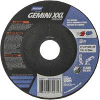 Gemini XXL Grinding & Cutting Wheel, 4-1/2" x 1/8", 7/8" Arbor, Type 27, Aluminum Oxide Les Distributions ICE