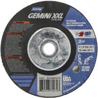 Gemini XXL Grinding & Cutting Wheel, 4-1/2" x 1/8", 5/8"-11 Arbor, Type 27, Aluminum Oxide Les Distributions ICE