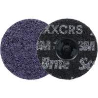 Meule robuste pour le conditionnement de pr&eacute;cision des surfaces Scotch-Brite Roloc, HD-DR, 3" dia., Grain 60+, C&eacute;ramique Les Distributions ICE