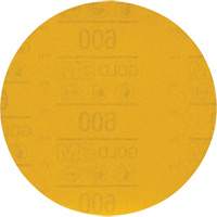 Disque abrasif dor&eacute; Hookit 09260, dia 6", Grain 600, Oxyde d'aluminium, Poids C Les Distributions ICE