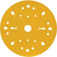 Disque abrasif dor&eacute; Hookit, dia 6", Grain 180, Oxyde d'aluminium, Poids C Les Distributions ICE
