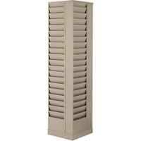 Pr&eacute;sentoirs, Rotatif, 23 fentes, Acier, 14-1/8" la x 14-1/8" p x 66" h Les Distributions ICE