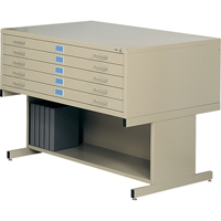 Classeurs en acier pour plans, 5 Tiroirs, 40-3/8" la x 29-3/8" p x 16-1/2" h Les Distributions ICE
