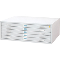 Classeurs En Acier Pour Plans-5 Tiroirs, 5 Tiroirs, 46-3/8" la x 35-3/8" p x 16-1/2" h Les Distributions ICE