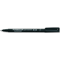 Marqueurs permanents Lumocolor, Noir, Pointe Fin Les Distributions ICE