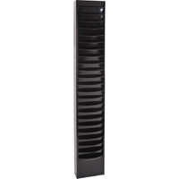 Pr&eacute;sentoirs, Stationnaire, 23 fentes, Acier, 9-3/4" la x 4-1/8" p x 65-1/2" h Les Distributions ICE