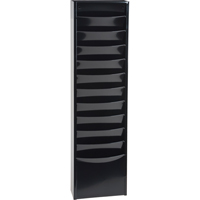 Pr&eacute;sentoirs, Stationnaire, 11 fentes, Acier, 9-3/4" la x 4-1/8" p x 36" h Les Distributions ICE