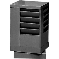 Pr&eacute;sentoirs, Rotatif, 20 fentes, Acier, 14-1/8" la x 14-1/8" p x 21-1/4" h Les Distributions ICE