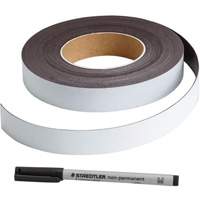Write-On Magnetic Label, Magnetic, 600" L x 1" W Les Distributions ICE