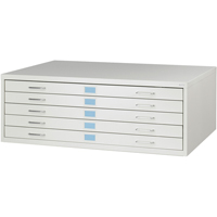 Classeurs pour classement &agrave; plat Facil, 5 Tiroirs, 46" la x 32" p x 16-3/8" h Les Distributions ICE