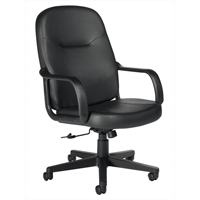 Office Chairs, Leather, Black Les Distributions ICE