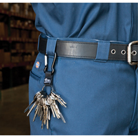 Porte-cl&eacute;s &agrave; mousqueton, M&eacute;tal en alliage de zinc, C&acirc;ble 4-1/2", Fixation Mousqueton Les Distributions ICE
