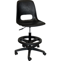 Tabouret avec dossier pour classe de s&eacute;rie 800, Mobile, Ajustable Hauteur, Capacit&eacute; 250 lb Les Distributions ICE