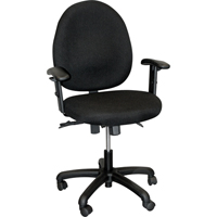 Chaise de dactylo ergonomique avec dossier moyen de s&eacute;rie 900, &agrave; dessin, Ajustable Hauteur, Capacit&eacute; 250 lb Les Distributions ICE