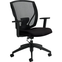 Task Chairs, Fabric, Black, 300 lbs. Capacity Les Distributions ICE