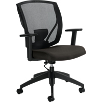 Task Chairs, Fabric, Charcoal, 300 lbs. Capacity Les Distributions ICE