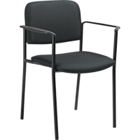 Chaises empilables, Tissu, Hauteur 32", Capacit&eacute; 300 lb, Charbon Les Distributions ICE