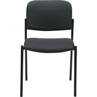 Chaises sans accoudoirs empilables, Tissu, Hauteur 32", Capacit&eacute; 300 lb, Charbon Les Distributions ICE