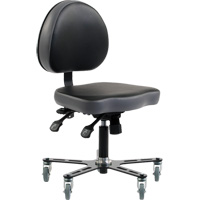 Chaise ergonomique &agrave; inclinaison r&eacute;glable SF180, Mobile, Ajustable Hauteur Les Distributions ICE