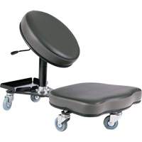 Flex Ergonomic Chair, Vinyl, Black/Grey Les Distributions ICE