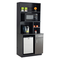 Armoire modulaire, M&eacute;lamine, 39" h x 36" la x 25" P, Nuit d'Asie/noir Les Distributions ICE