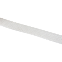 Ruban d'attaches, Crochet, 25 vg x 1", Cousu, Blanc Les Distributions ICE
