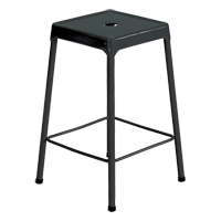 Tabouret en acier pour comptoir Safco, Stationnaire, Fixe Hauteur, Capacit&eacute; 250 lb Les Distributions ICE