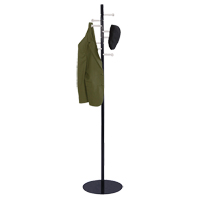 Porte-manteau de style t&ecirc;te de clou, 67" ha, Noir, 8 Crochet(s) Les Distributions ICE