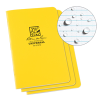 All-Weather Notebook, Soft Cover, Yellow, 48 Pages, 4-5/8" W x 7" L Les Distributions ICE