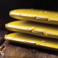 All-Weather Notebook, Soft Cover, Yellow, 48 Pages, 4-5/8" W x 7" L Les Distributions ICE