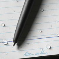 All-Weather Metal Pen, Blue, 0.8 mm, Retractable Les Distributions ICE